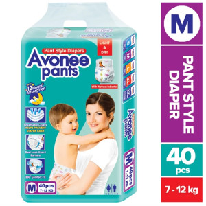 Avonee Medium Pant Diaper 7-12Kg 40 Pcs